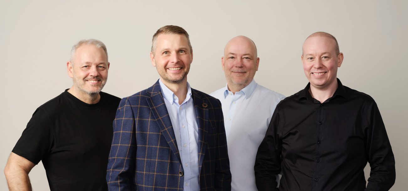 Firkløveret bag Apento: Ronni Pedersen, Jesper Drechsler Nielsen, Jens Ole Kragh og Peter Selch Dahl